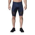 CW-X Men's Stabilyx Ventilator Joint Support Compression Shorts Navy