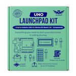 AYNOP Uno Starter Kit with Genuine Arduino UNO R4 Minima EK & 36+ Components Including Sensors, AI Assistant UNOBOT, 16x2 I2C LCD, Basic Electronics Course & More
