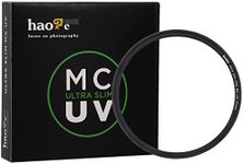 Haoge 77mm Ultra Slim MC UV Protection Multicoated Ultraviolet Lens Filter for Canon 70-200mm f/2.8L, 17-40mm f4L, 100-400mm f/4.5-5.6L, 24-105mm f/3.5-5.6, 24-105mm f/4L is, 24-70mm f/4L Lens