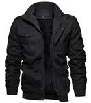 Motorcycle Jacket Mens Bomber Jacket Flying Jacket Black Jacket Men Windbreaker Cargo Jacket Men Fashion