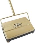 Fuller Brush 17031 Electrostatic Carpet and Floor Sweeper with Additional Rubber Rotor-9" Cleaning Path-Rich Gold