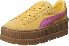 PUMA Rihanna Cleated Creeper Suede 36626801, Trainers, Lemon Carmine Vanilla Ice, 3.5 UK