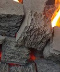 20 Medium Square Coals (45mm) Replacement Ceramic Coals For Gas Fire, Fire Pit, Ethanol Fire.