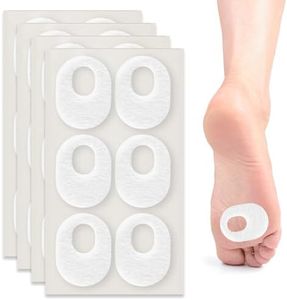 24 Pcs Pansements pour cors,soins des pieds,Anneau de Protection des Pieds pour Le Talon,Coussins de maïs pour orteils et pieds,Soulage la douleur causée par les callosités,les cors,les ampoules et