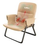 SAMSO M-Chair Foldable Massage Chair, Compact and Portable, Kneading Massage for Relaxation, Spot or Shiatsu Massage for Neck, Upper Back, Lower Back and Thighs