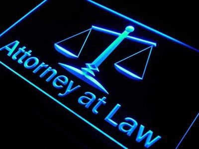 Enseigne Lumineuse j662-b Attorney at Law OPEN Shop Lure Neon Light Sign