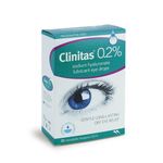 Clinitas 0.2% Soothe Eye Drops for Dry Eye. Suitable for Contact Lens wearers and Preservative Free for The Relief of Dry and Gritty Eyes 30 x 0.5 ml vials and Fully resealable