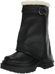 Circus NY Women's Noah Mid Calf Boot, Black Nappa, 12