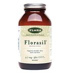 Flora Health FloraSil for Hair, Skin, and Nails - Supports Vegan Collagen, Keratin, & Elastin Production - for Hair Growth, Skin Care, Nail & Bone Strength 360 Vegetarian Capsules