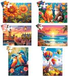 6 Packs Large Piece Jigsaw Puzzles 