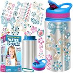 PURPLE LADYBUG Decorate Your Own Water Bottle for Kids - Craft Kits for Kids 4-6, Great 8 7 6 5 Year Old Girls Gifts, & Toys for 8 Year Old Girls - Birthday Gifts for Girls Age 6+ & Girls Water Bottle