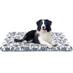 VANKEAN Dog Crate Mat, Reversible Dog Crate Pad (Cool & Warm), Machine Washable Pet Sleeping Mats for Small to XXX-Large Dogs and Cats