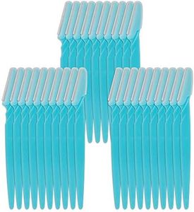 WBCBEC 30 Pieces Eyebrow Razor Shaper Trimmer Shaver Facial Razor with Precision Cover for Women and Men