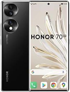 HONOR 70 Mobile Phone 5G SIM Free Unlocked 8+128GB Smartphone with 54 MP Triple Rear Camera, 120Hz 6.67 Inch OLED Curved Screen, Android 12, 4800mAh (2 Year Warranty)