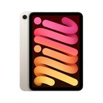 Apple iPad Mini (A17 Pro): Apple Intelligence, 21.08 cm (8.3″) Liquid Retina Display, 512GB, Wi-Fi 6E, 12MP Front/12MP Back Camera, Touch ID, All-Day Battery Life — Starlight