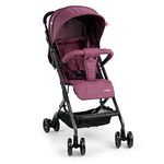 LuvLap Voyager Baby Stroller/Pram for Baby with 5 Point Safety Harness,Easy Fold,Air Travel Friendly Compact Design,Multi Level Seat Recline,Lightweight Stroller,6 Months to 3 Years (Violet)