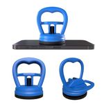 MMOBIEL Suction Cups 2 Pieces - Glass Suction Cup, Dent Puller and Opening Tool for Electronic Devices up to 22 lb – Heavy Duty Suction Cups - Vacuum Cup – Small Suction Cups – Blue