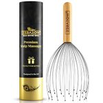 ZERAZOW® Head Massager Scalp with 32-Prong | Premium Beech Wood Scalp Massager | Head Scratcher for Scalp Massage & Relaxation | Wellness & Fathers Day Gift for Men & Gift for Women | UK Brand