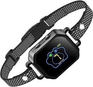 Anti Barking Dog Collars Rechargeable, Smart Bark Collar with HD Colour Screen Display, Vibration&Beep, 7 Sensitivity Adjustable, IP67 Waterproof, Harmless Anti Bark Collars for Small Medium Large Dog