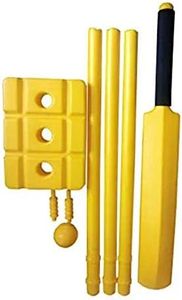 Kalindri Sports Yellow Cricket Set with Bat,Stump,Ball for Boys Long Without Cover