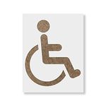 Handicap Symbol Stencil - Handicap Stencil, Handicap Stencil Art, Handicap Stencils, Stencil Handicap, Handicap Parking