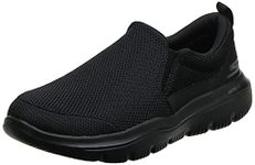 Skechers mens GO WALK EVOLUTION ULTRA-IMPEC Sneakers, Black, 10.5 X-Wide US