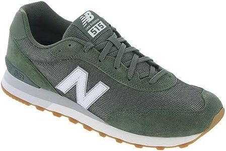 New Balance Men's 515 V3 Sneaker, Deep Olive Green/White, 10 US