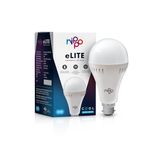 Nippo eLITE Rechargeable Emergency Inverter LED Bulb - 9W (Cool Day Light), Warranty 1 Year, Voltage Surge Protection