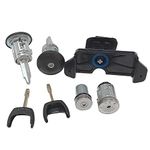 Door Lock Set Bonnet Transit Mk7 Compatible with Ford Transit Mk7 2006-2011 Complete Lock Set 6C1A-V22050-XB 4874508