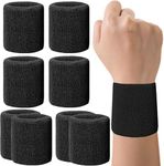 IMAGERIO 8 Pack Wrist Sweatbands Te