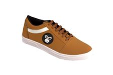 Gorilla Liferstyle - Synthetic Leather Men's Fashion Sneakers | Brown | Size - 8