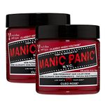 Manic Panic - Cleo Rose Classic Creme Vegan Cruelty Free Red Semi Permanent Hair Dye - 2 x 118ml