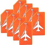 8 Pieces Luggage Tags Silicone Lugg