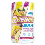 QUENCH EAA Aminos + Electrolytes - Complete Blend of 9 EAAs - 10g Total Amino Acids - Vitamins, Antioxidants, Electrolytes - ZERO Sugar, Carbs, Calories (Pineapple Passionfruit)