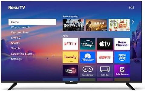 Roku Smart TV – 55-Inch Select Series 4K HDR RokuTV with Roku Enhanced Voice Remote, Brilliant 4K Picture, Automatic Brightness, & Seamless Streaming – Live Local News, Sports, Family Entertainment