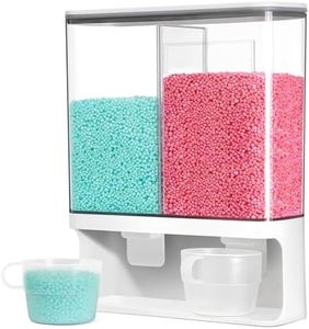 Conworld Laundry Detergent Dispenser, Laundry Beads Dispenser, 105 Oz Wall-Mounted Scent Booster Beads Dispenser for Laundry Room Organization, Suitable for Beads, Laundry Powder