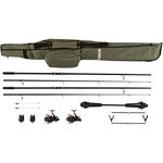 Mitchell GT Pro Rods and Reels Carp Carp Complete Set, Black