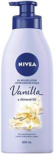 NIVEA Oil-Infused Vanilla & Almond Oil Body Lotion | Non-greasy, Fast Absorbing Daily Moisturizer |24H Deep Moisture |For all skin types Normal to Dry | Dermatologically tested | 500 mL