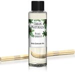 Urban Naturals Pine Forest Oil Reed Diffuser Refill | Holiday Scented Essential Oil Infuser Includes a Free Set of Reed Sticks! 4 oz.