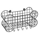 House of Paws Dog Bone Wire Storage Wall Shelf - Large