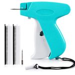 Micro Stitch Tagging Gun for Clothes with 2 Needles - Handheld Mini Sewing Stitch Gun Kit with 3000 Fasteners Black & White for Fabric Repair, Hemming, Craft and Quick Fix Use