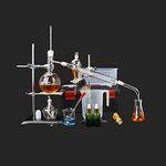 Lab Glassware Kit Chemistry Glassware Home Distillation Apparatus Alcohol Distiller Distilling to Making Your Own Essential Oil 500ml 44pcs Set