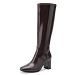 Aerosoles Women's Micah Knee High Boot, Brown, 7.5 Wide