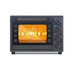 Pigeon Oven Toaster Grill 50 Liters OTG with Rotisserie, Oven Toaster and Grill for Grilling and Baking Cakes (Grey)