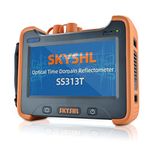 SKYSHL 1310nm/35dB+1550nm/33dB+1625nm/33dB PON OTDR Testing (Built-in OPM OLS VFL and Event Map) Fiber Tester SM Optical Time Domain Reflectometer Compatible with SC+FC+ST+LC/UPC&APC-SS313T-3A