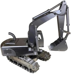 NBZOSENG Excavator Model Toys, Pure Stainless Steel Excavator Model, Heavy Sophisticated Excavator Model Toys, Handmade Home Decor,Metal Arts for Collector,Gift Idea (Primary Color)
