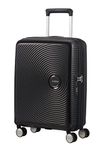 American Tourister Soundbox - Spinner S Expandable Carry-On Luggage, 55 cm, 41 L, Black (Bass Black)