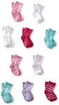 Luvable Friends 10-Piece Baby Socks