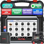 Autel MaxiCOM MK808BT PRO OBD2 Scanner, 2025 Wireless Ver. of MK808S/ MK808/ MX808S, Bi-Directional Same as MK900/ MK900BT/ MK808BT Diagnostic Tool, All System Diagnostic, 28+ Service, Work with BT506