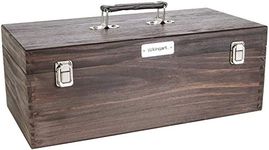 Kingart 724 (Espresso) Wooden Artist Supply Chest, One Size